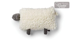 EZ Wool Knit Sheep Pillow