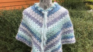 Girls Latte Poncho