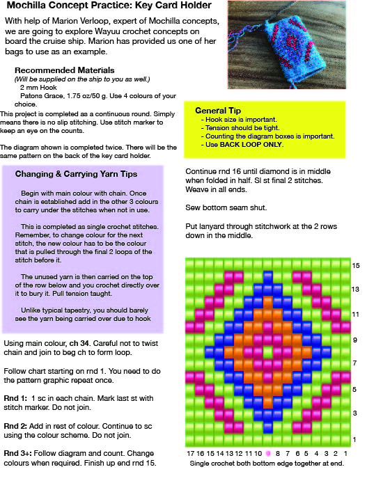 crochet chart key