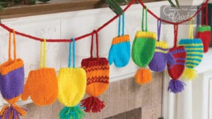 Bright Hats and Mitts Garland