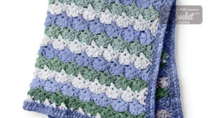 Crochet Tippy Toes Baby Blanket Pattern Tutorial