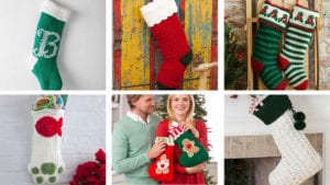 46 Crochet and Knit Holiday Stockings