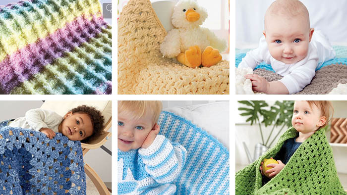 6 Beginner Baby Blankets for Beginners