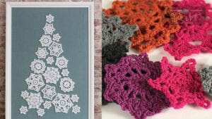 Crochet Tree of Snowflakes