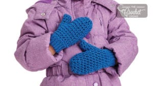 Crochet Family Size Mittens