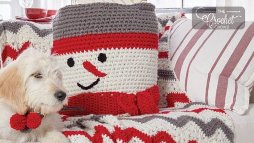 Crochet Snowman Basket Pattern | The Crochet Crowd