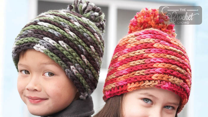 Crochet Spiral Hats