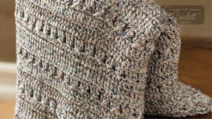 Crochet Textured Throw