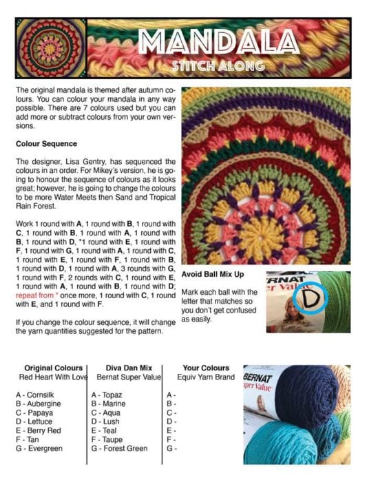 Mandala Worksheet