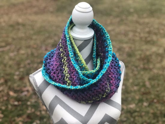 Crochet Graceful Infinity Cowl | The Crochet Crowd