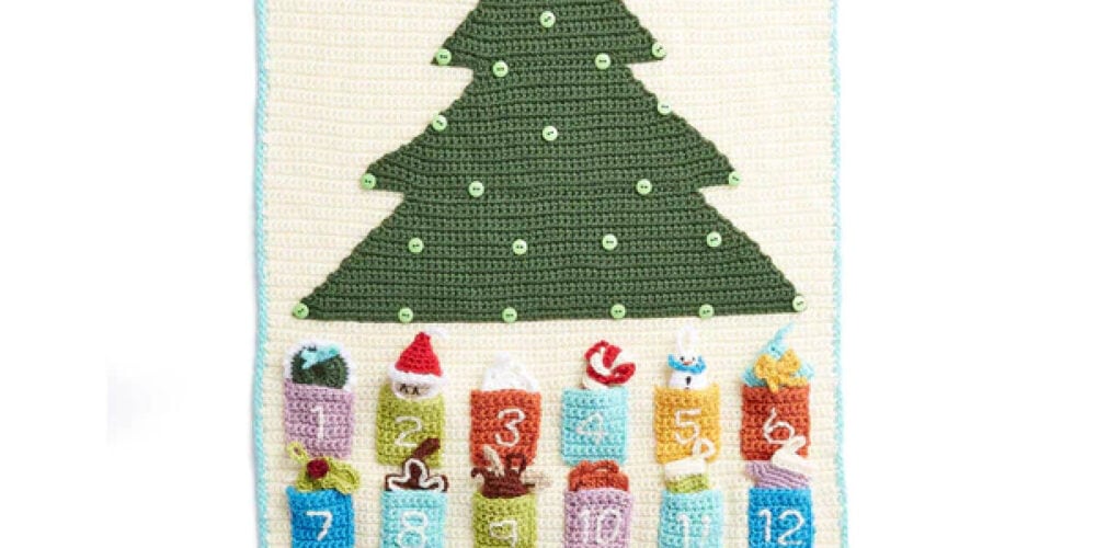Crochet Advent Calendar Wall Hanging Pattern