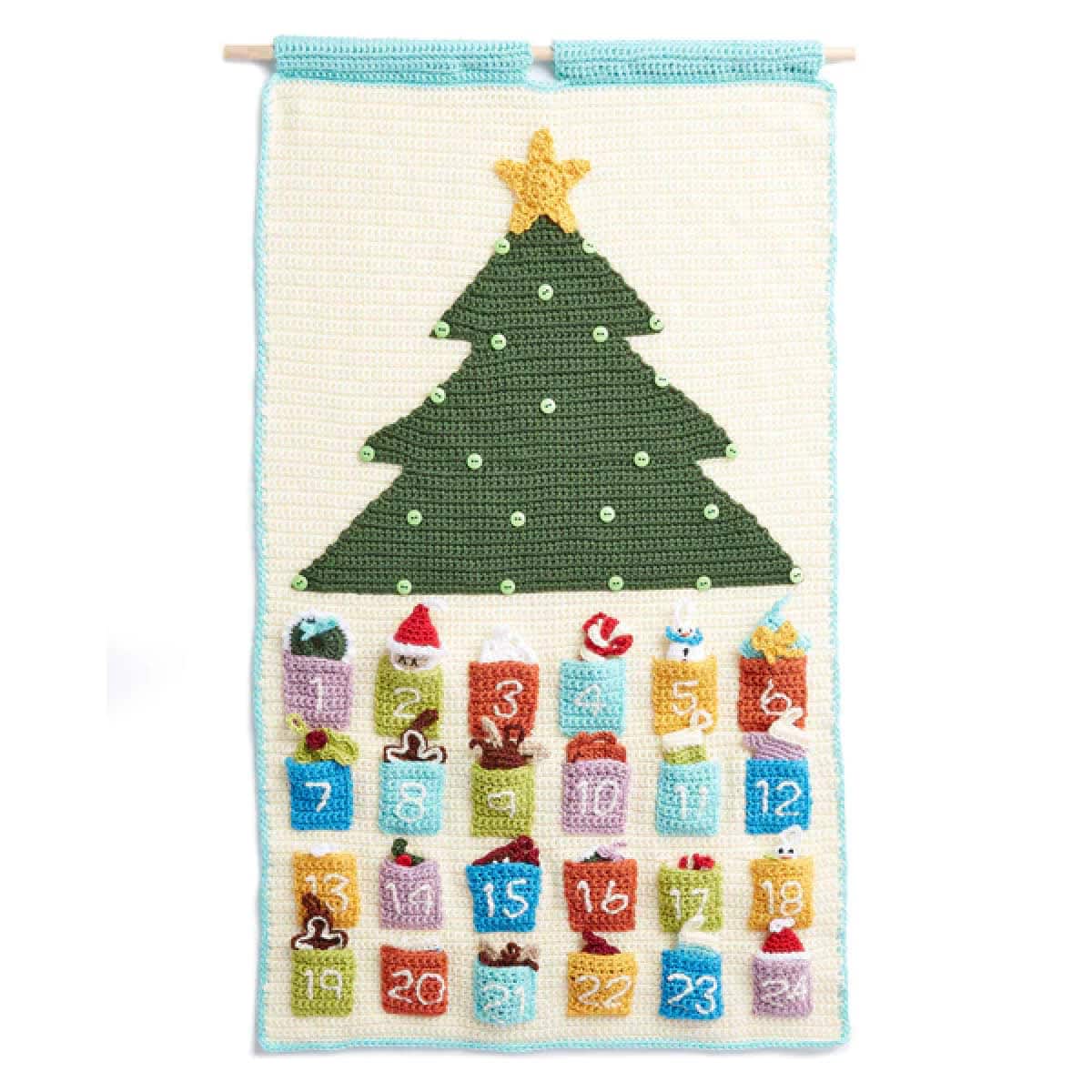 Crochet Advent Calendar Wall Hanging Pattern
