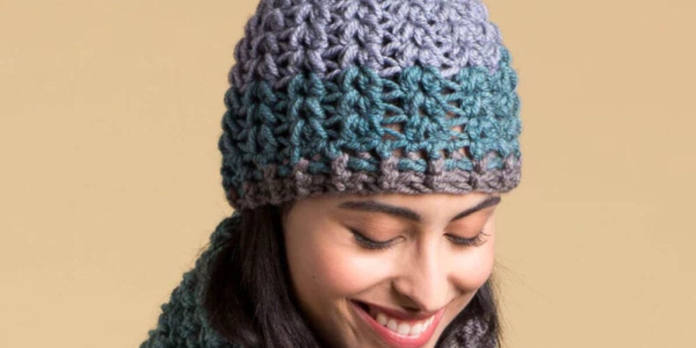 Crochet Chunky Hat and Scarf Set Pattern