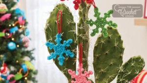 Crochet Colorful Snowflakes