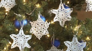 Crochet Lacy Snowflakes