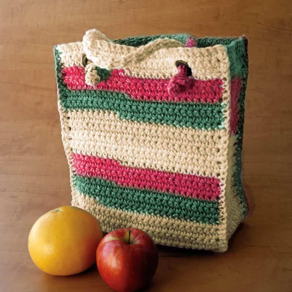 Crochet Lunch and To Go Bags