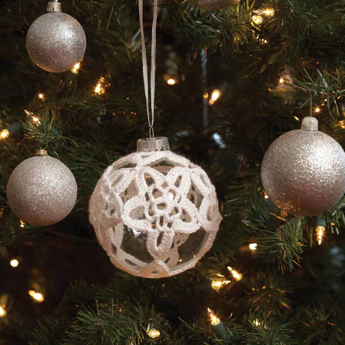 Crochet Ornament Balls for Decorations for Christmas