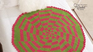 Crochet Peppermint Afghan