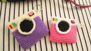 Crochet Polaroid Camera