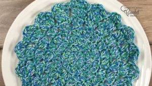 Crochet Round Dishcloth