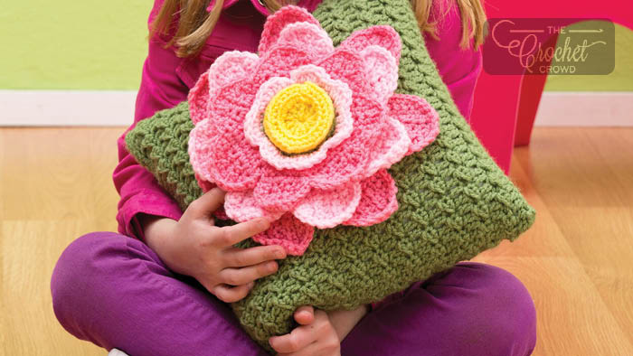 Crochet Spring Fling Pillow