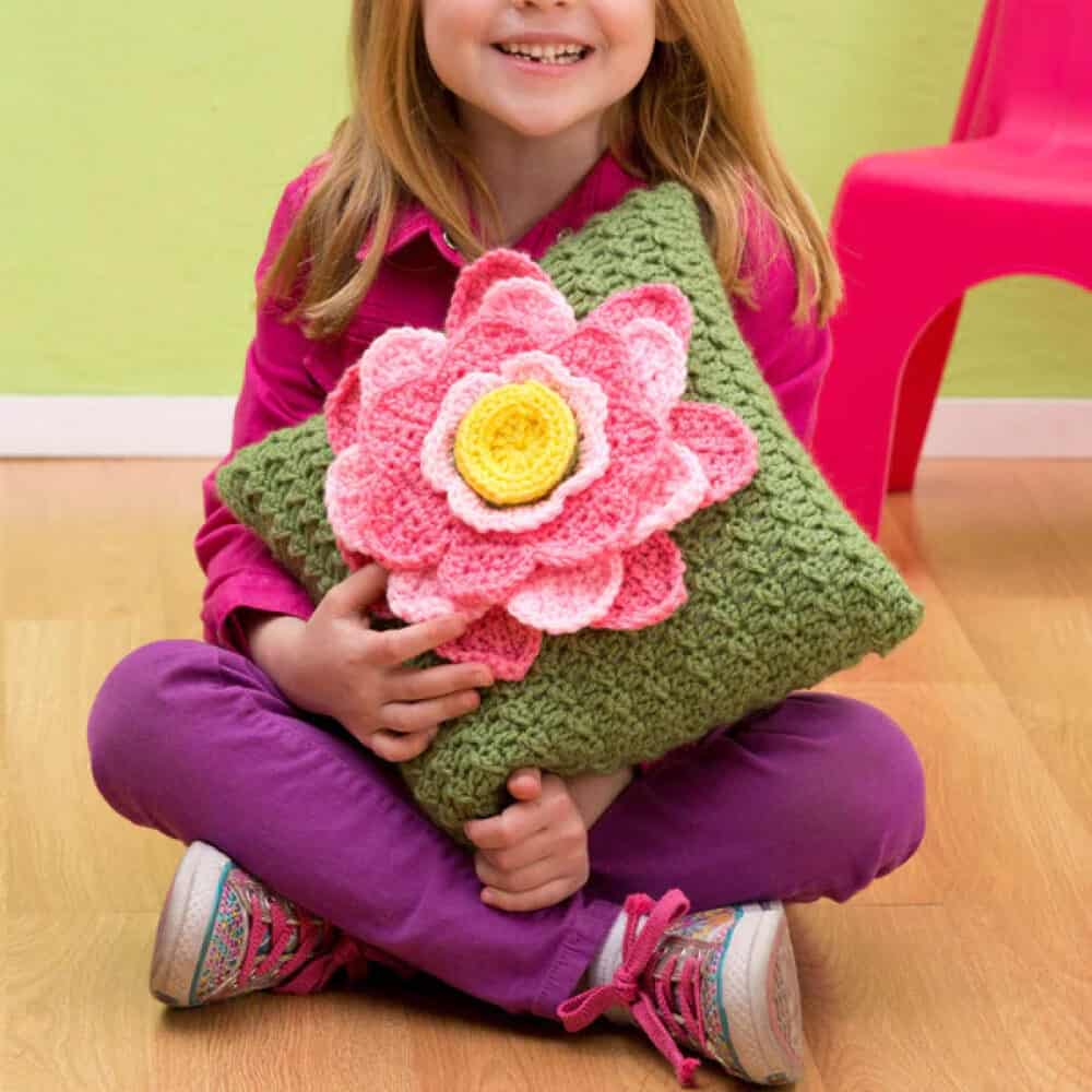 Crochet Spring Fling Pillow Pattern Stitch Along