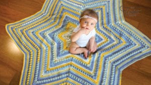 6 point star crochet blanket pattern