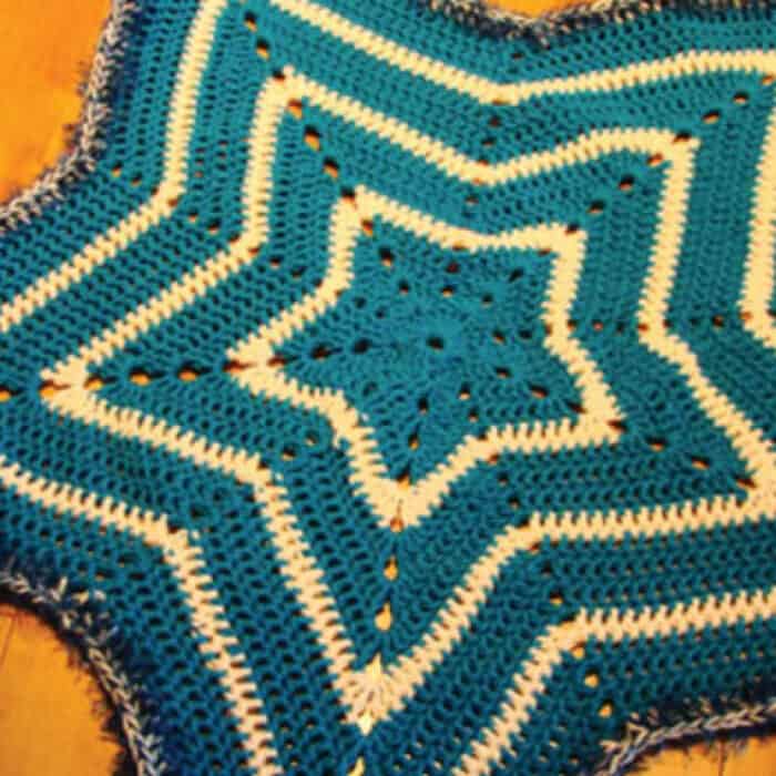 Crochet Super Star Baby Blanket Pattern