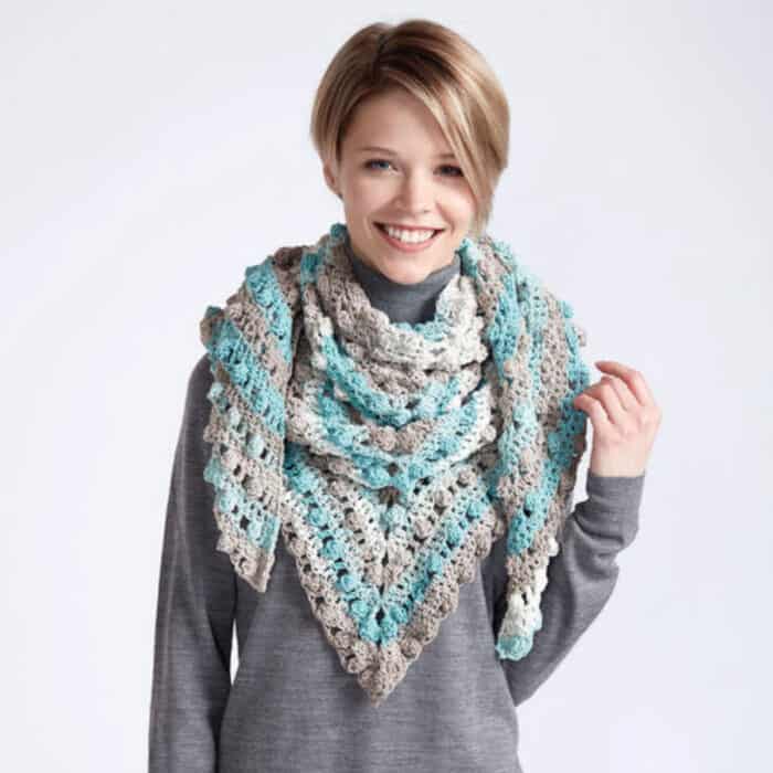 Crochet To the Point Shawl Pattern