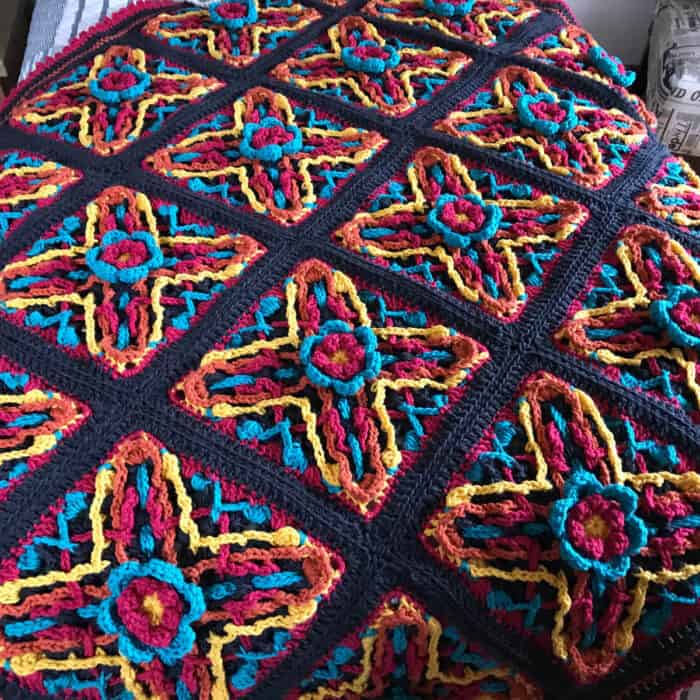 Crochet X Stitch Blanket Pattern