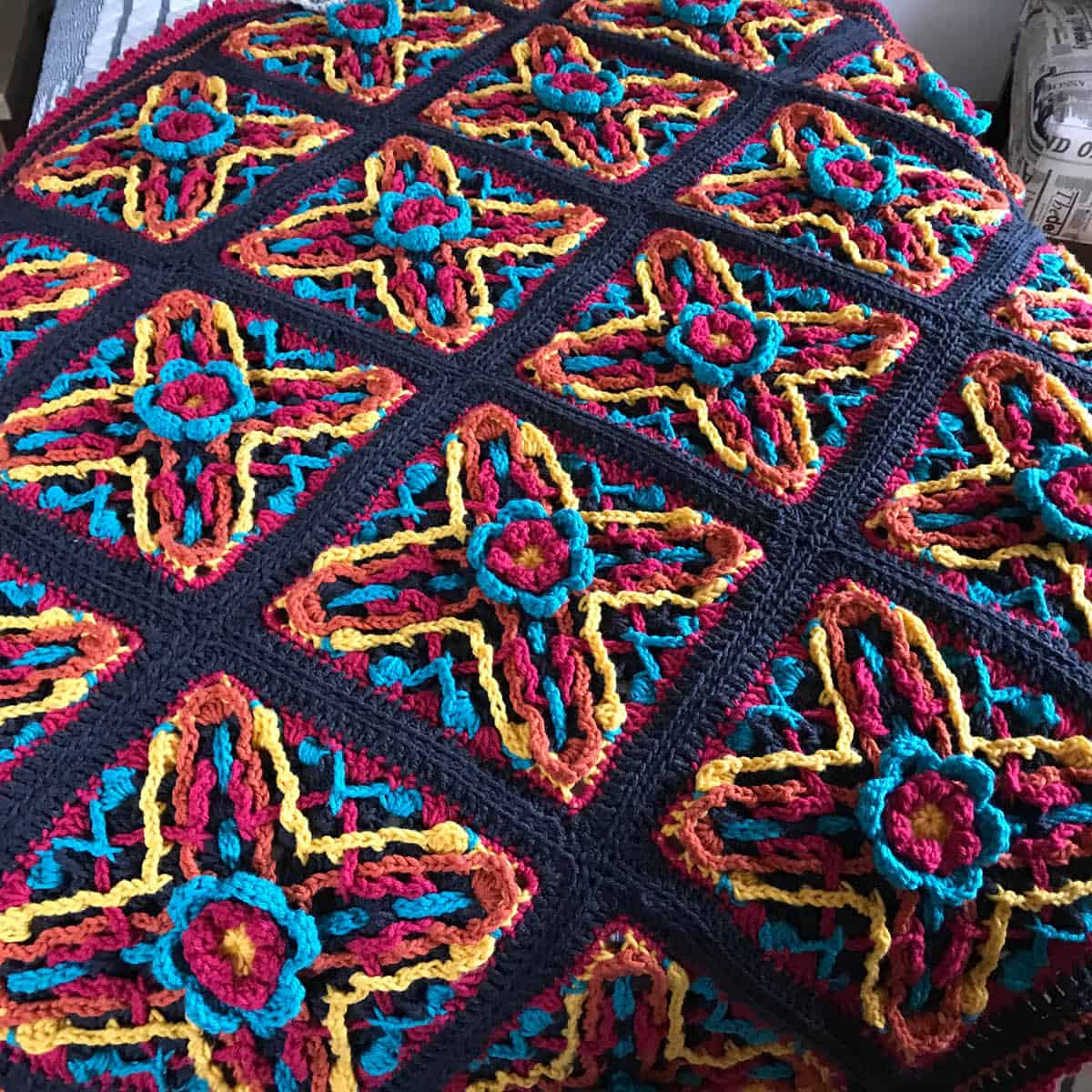 Crochet X Stitch Blanket Pattern