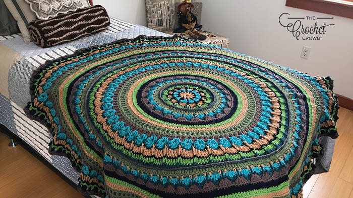 Mikey's Mandala On Bed