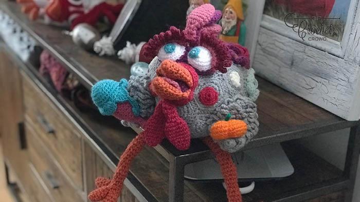 Mikey's Rooster Crochet Bird
