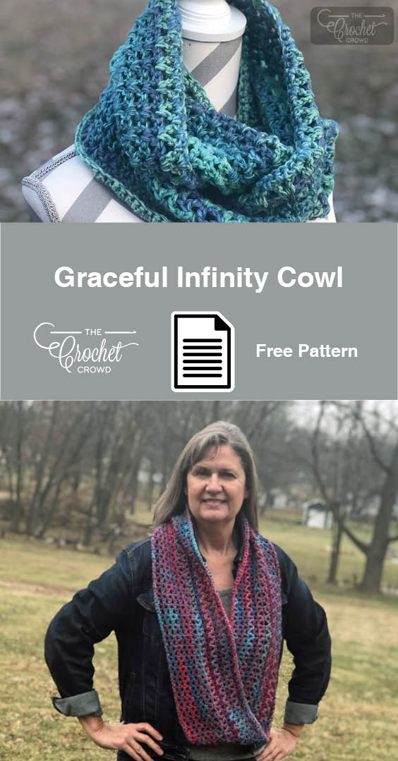 Graceful Infinity Cowl by Jeanne Steinhilber