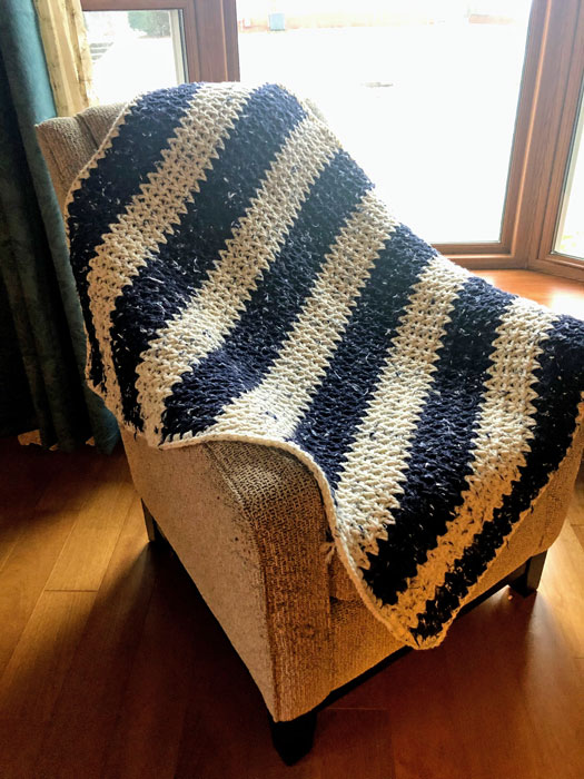 Chunky Tweeds Blanket by Jeanne Steinhilber