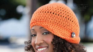Crochet Fashionable Flapper Hat