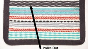 Crochet Inspired Polka Dot