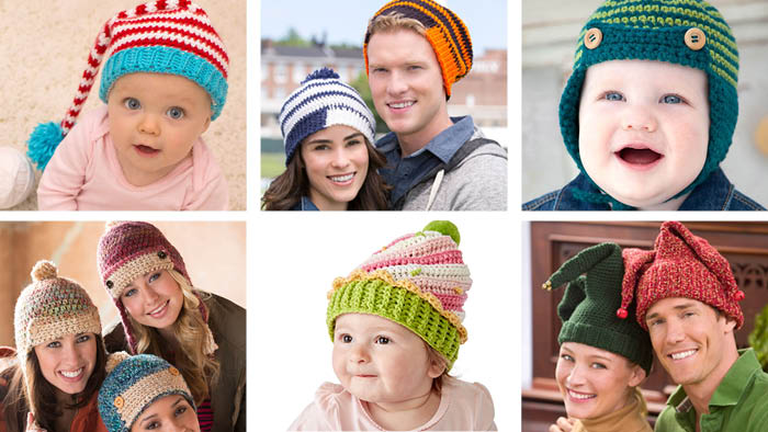 6 Fun Playful Crochet Hat Patterns