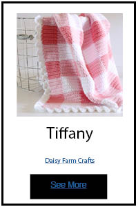 Crochet Nine Square Gingham Blanket - Daisy Farm Crafts