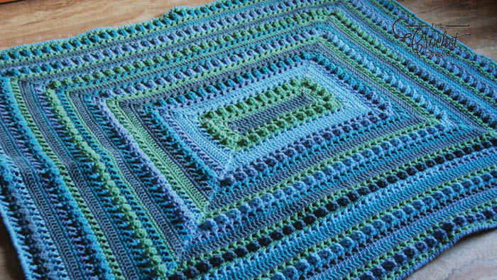Crochet Hugs & Kisses Around the Block Pattern