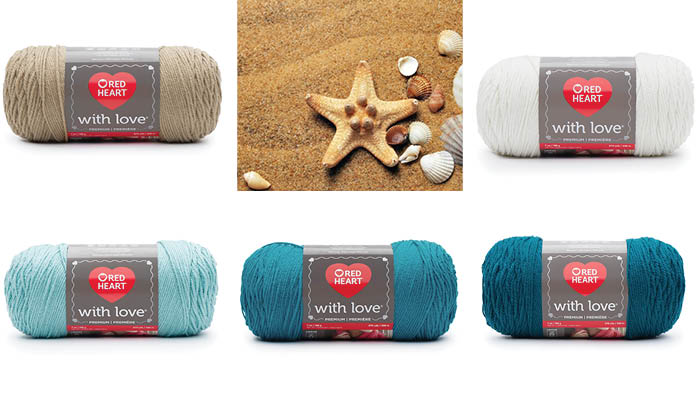 Beach Inspired Colour Yarn Combo