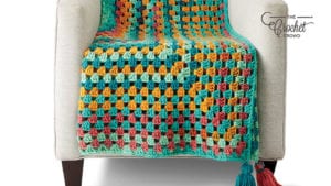 Crochet Rectangle Granny Afghan