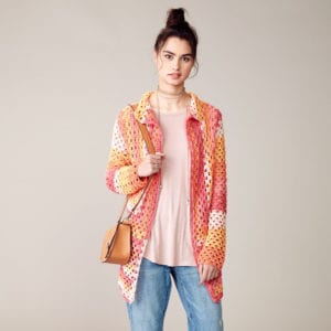 7 Crochet Granny Square Jacket Patterns