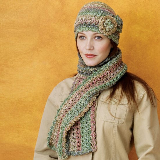 6 Crochet Hat & Scarf Set Patterns