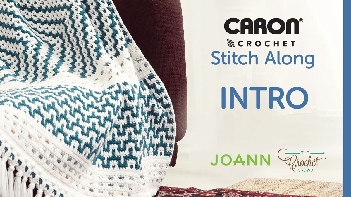 JOANN Spring Stitch Along Woven Mosaic Blanket