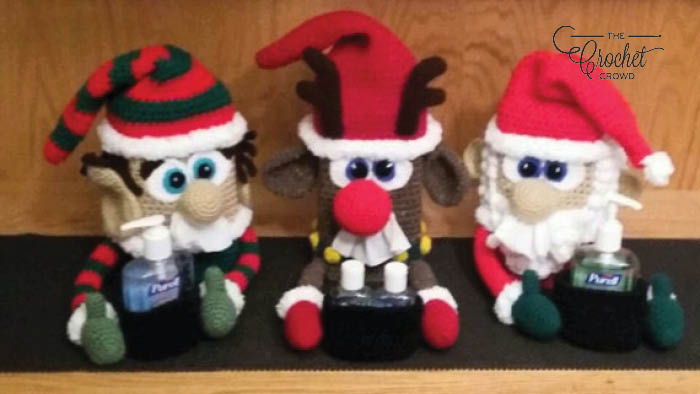 Crochet Christmas Sniffle Stations