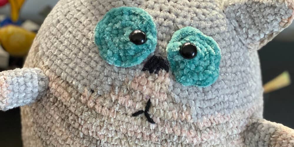 Crochet Fat Cat Stuffie Pattern