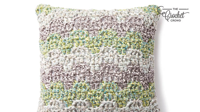 Crochet Mellow Bargello Pillow