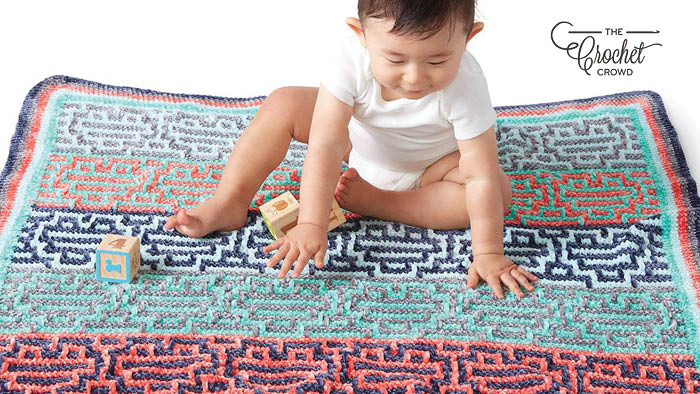 Crochet Party Hearty Baby Blanket