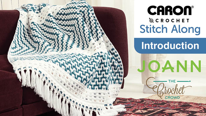 JOANN Spring Stitch Along Crochet Mosaic Blanket